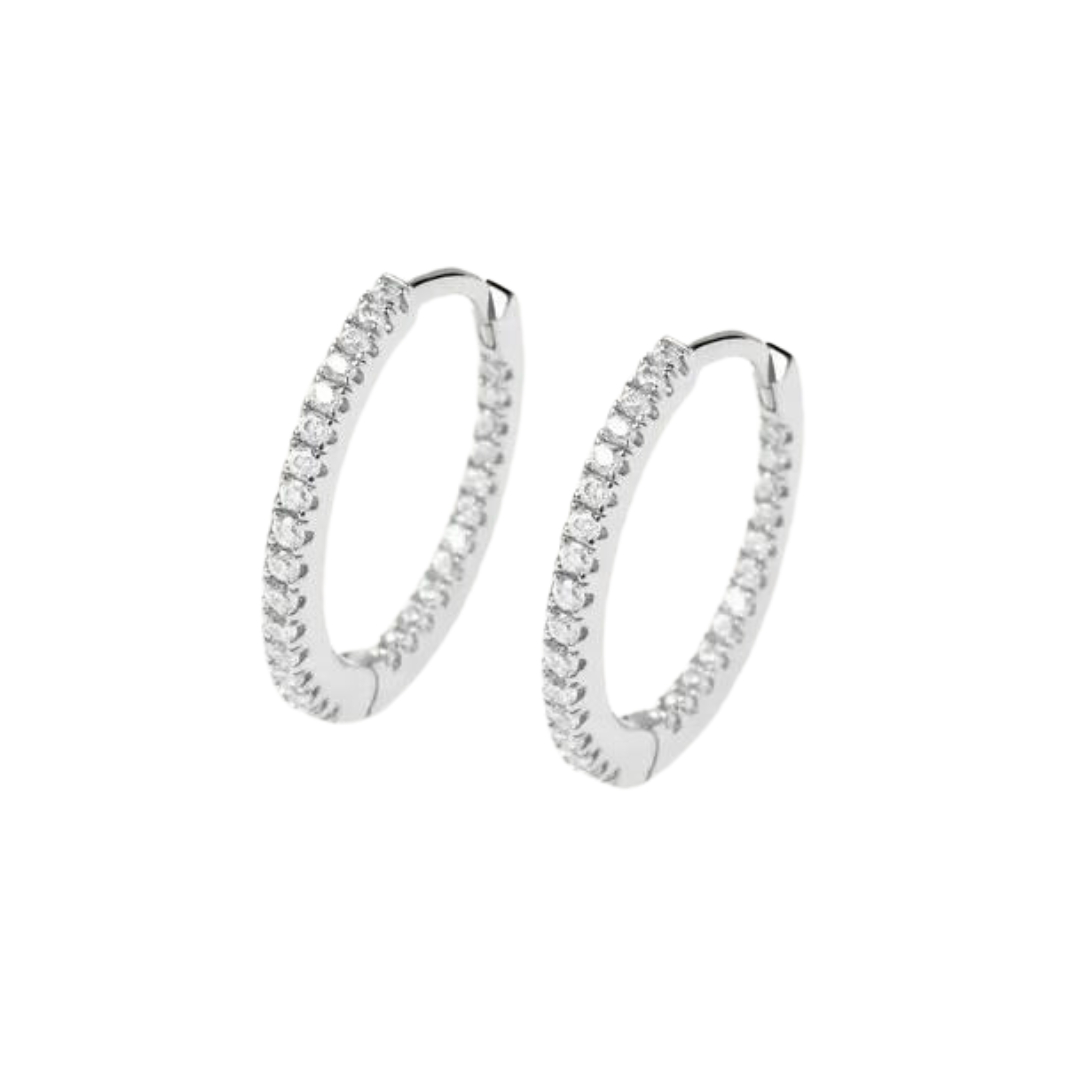 Paloma Sterling Silver Hoop Earrings