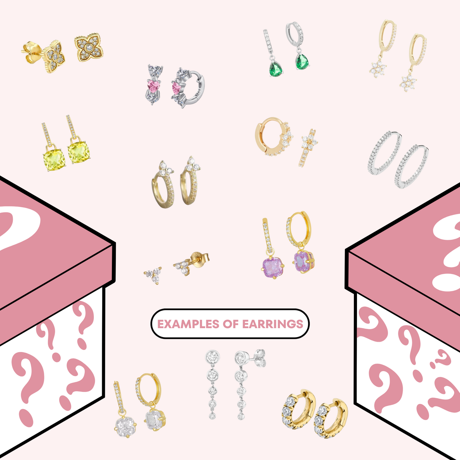 2 For £20 Mystery Bag - Earrings Sterling Silver