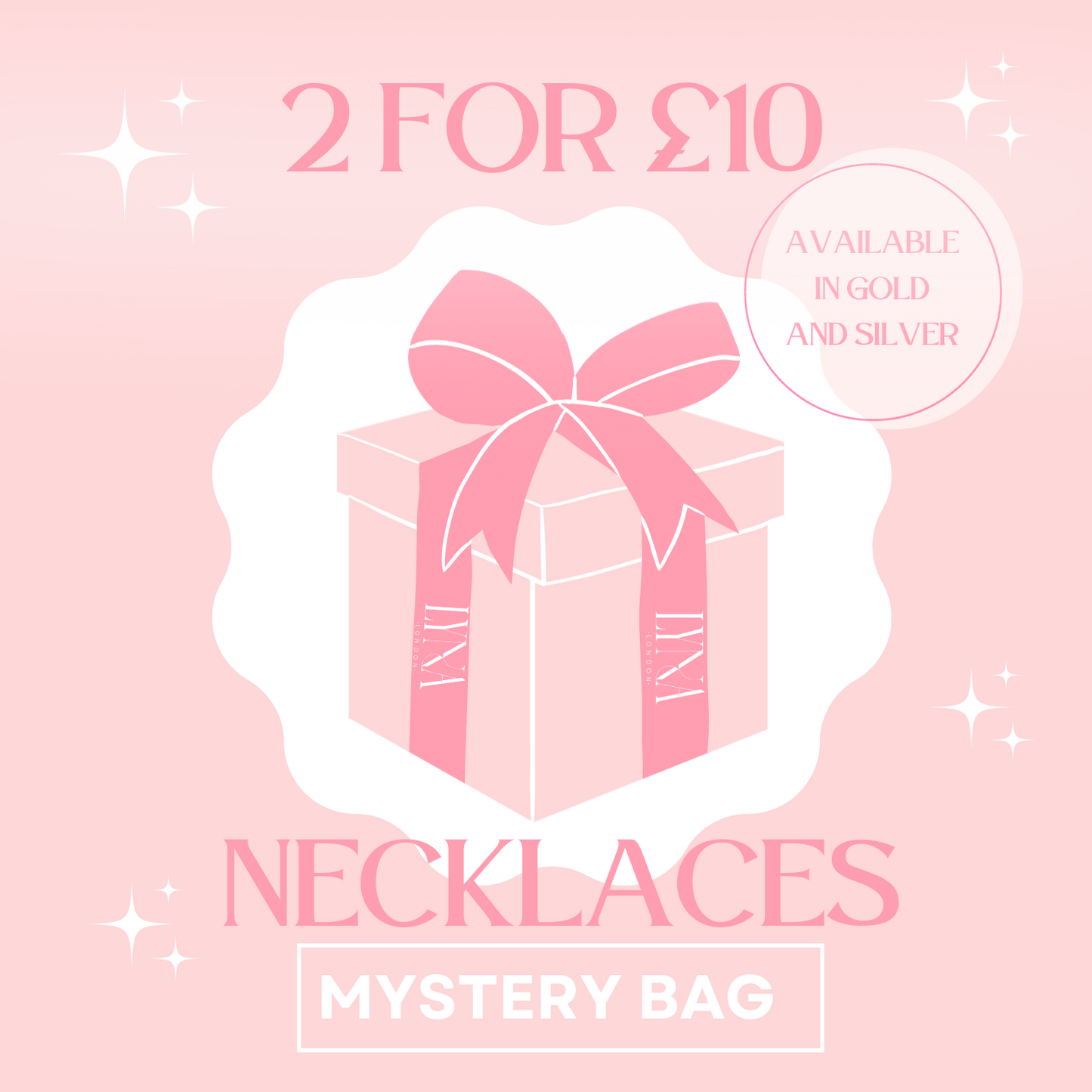 2 For £10 Mystery Bag - Outlet Necklaces