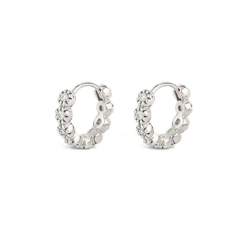 Colette Sterling Silver Small Hoop Earrings