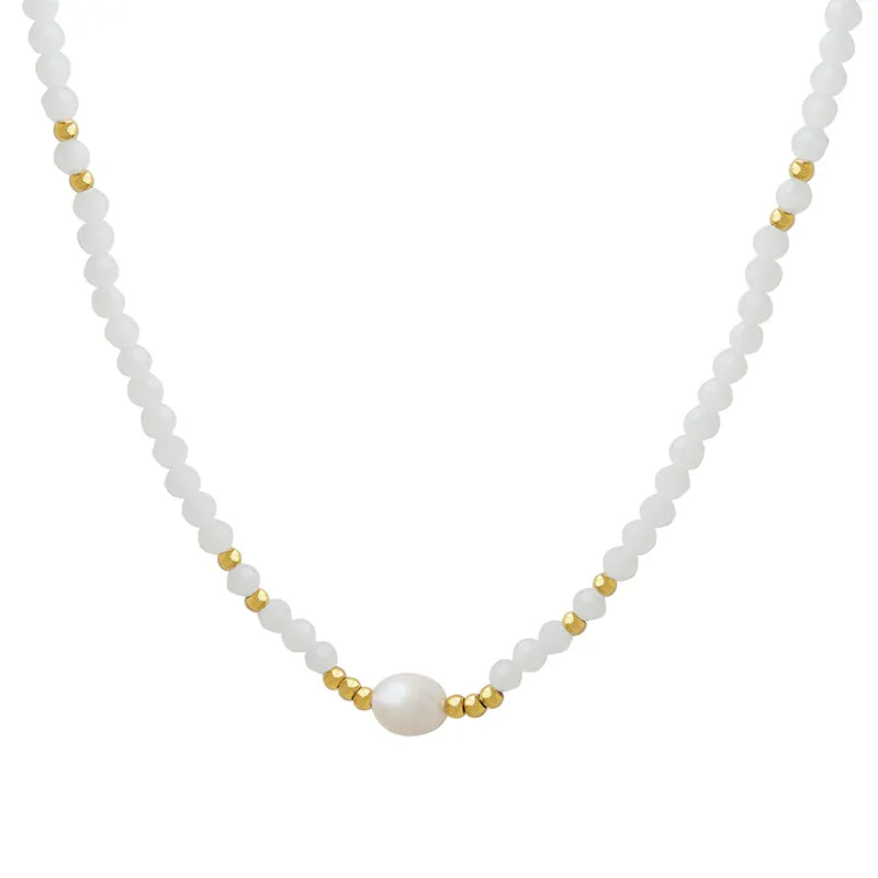 Load image into Gallery viewer, Ceres Pearl Stainless Steel Necklace
