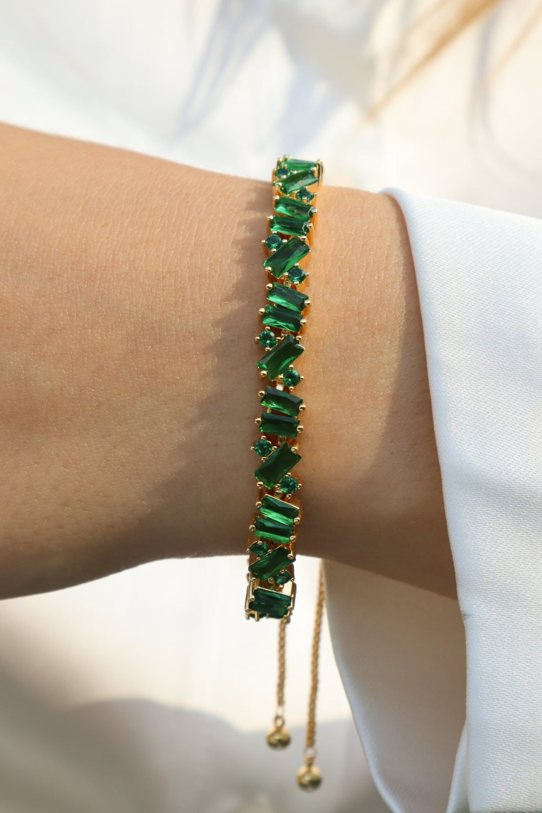 Fizzy Fun Green 18K Gold Plated Bracelet