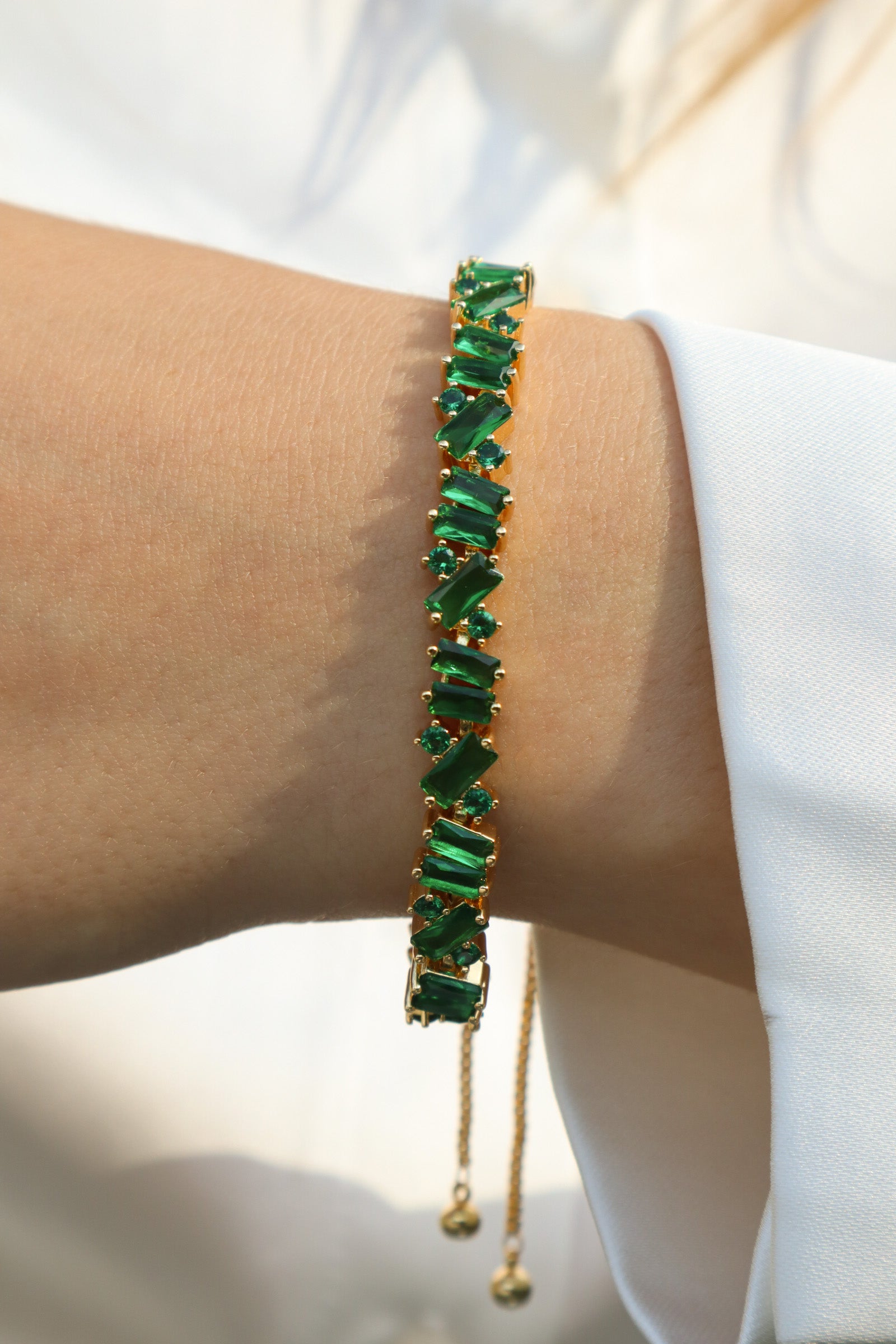 Fizzy Fun Green 18K Gold Plated Bracelet