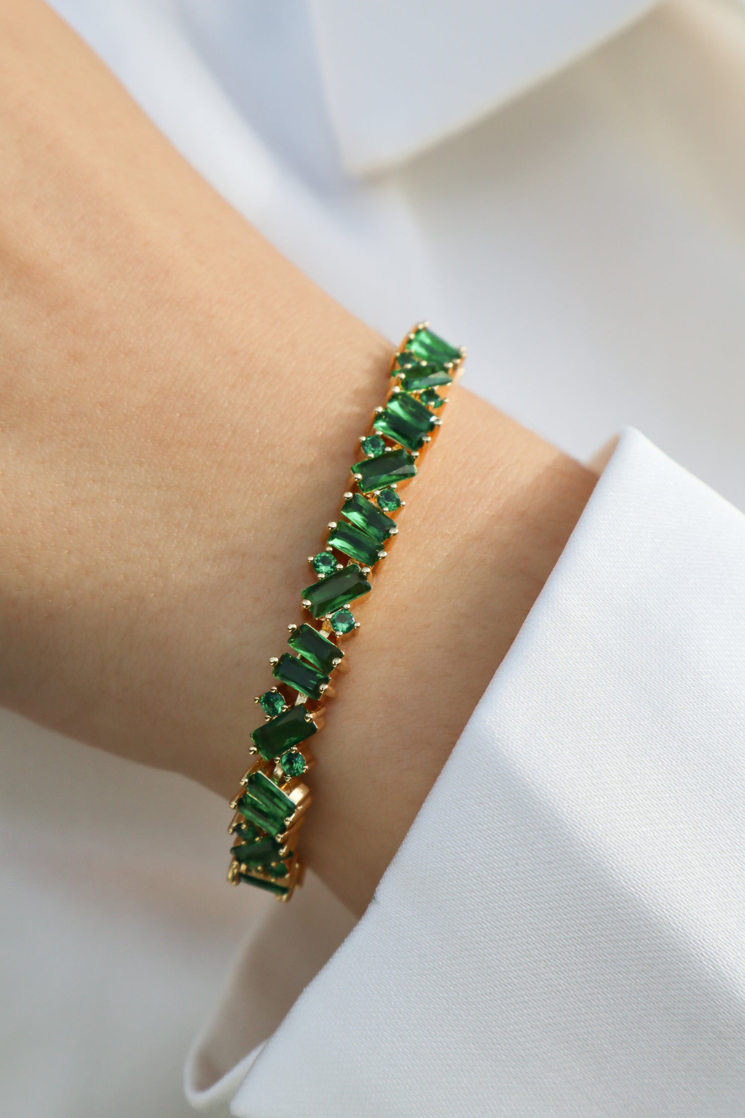 Fizzy Fun Green 18K Gold Plated Bracelet