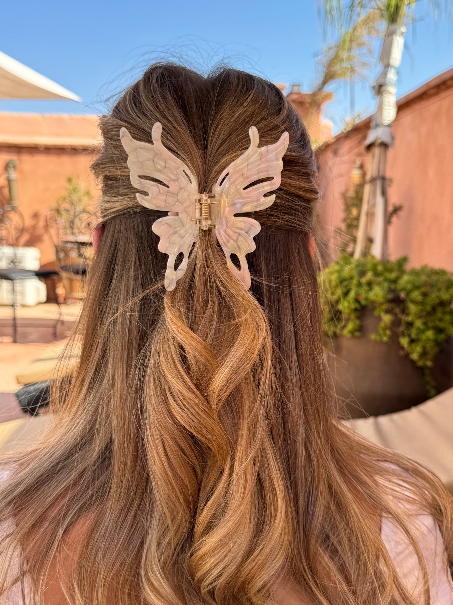 Linda Pastel Colours Butterfly Hair Claw