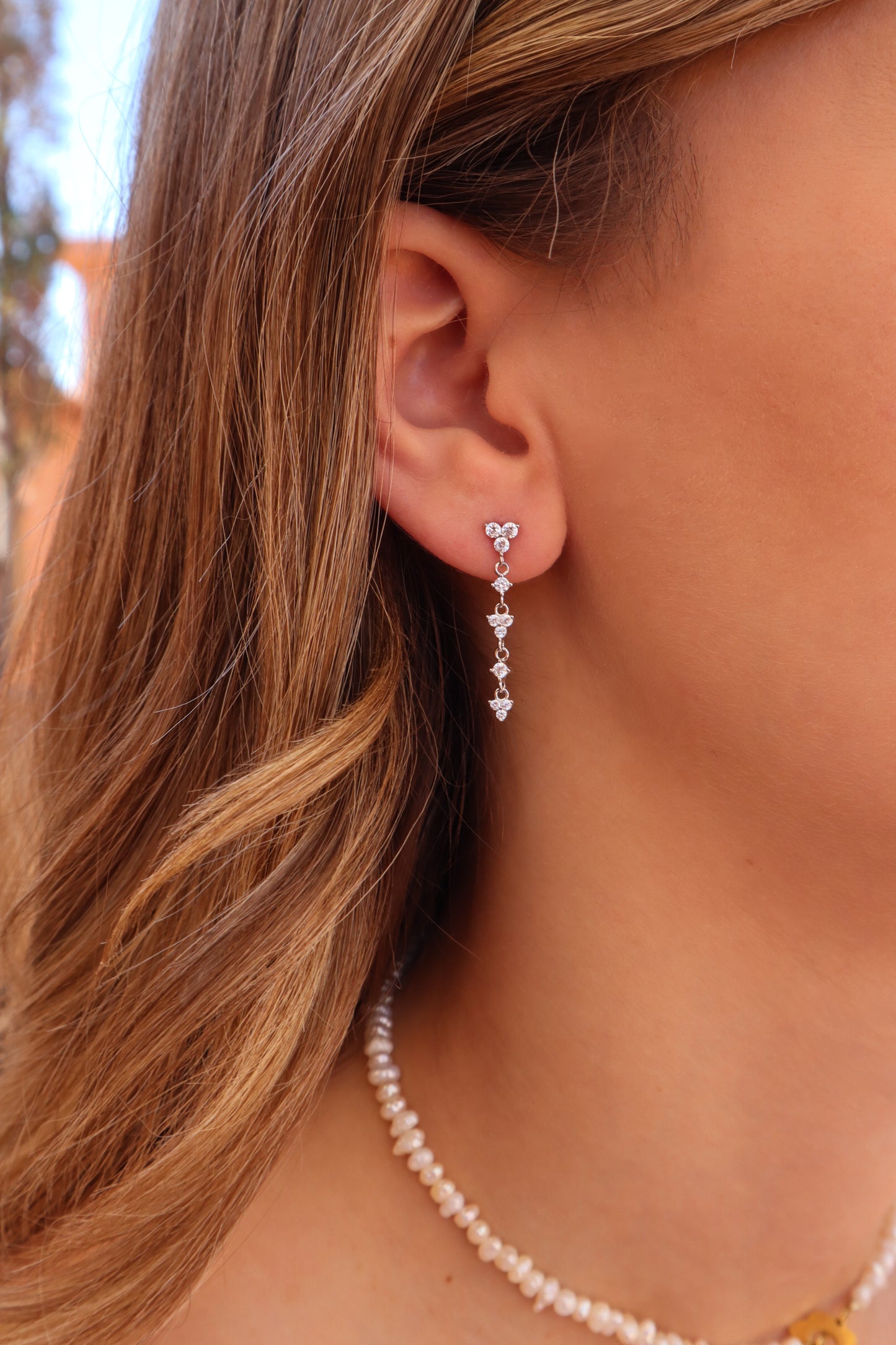 Elara Sterling Silver Earrings