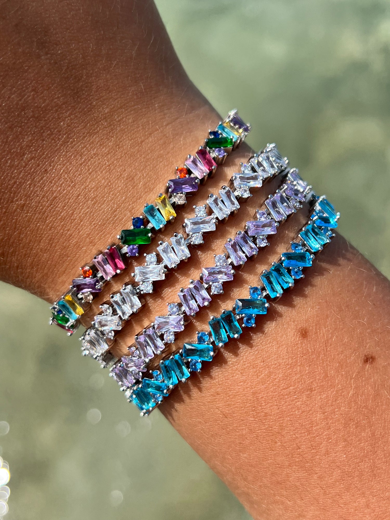 Fizzy Fun Aquamarine Bracelet