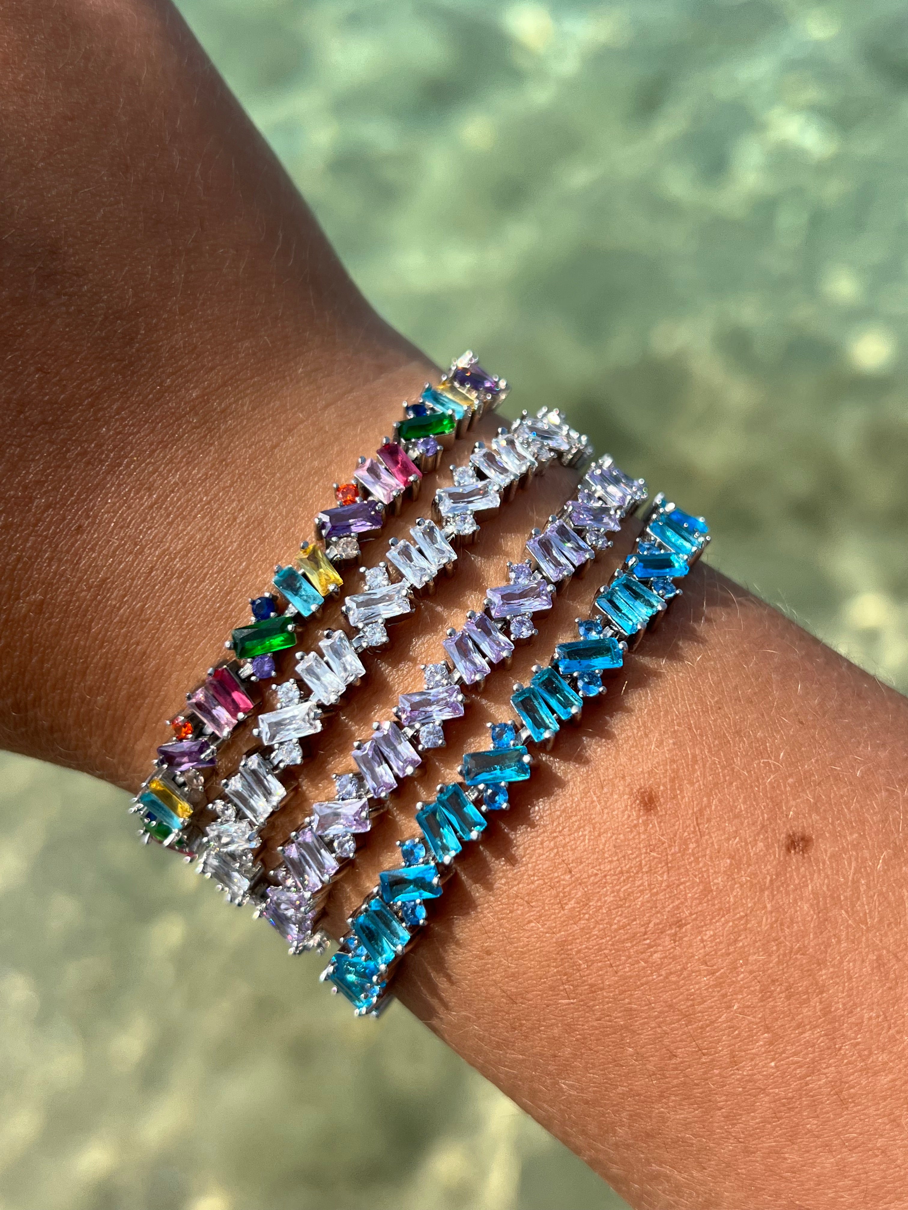 Fizzy Fun Aquamarine Bracelet