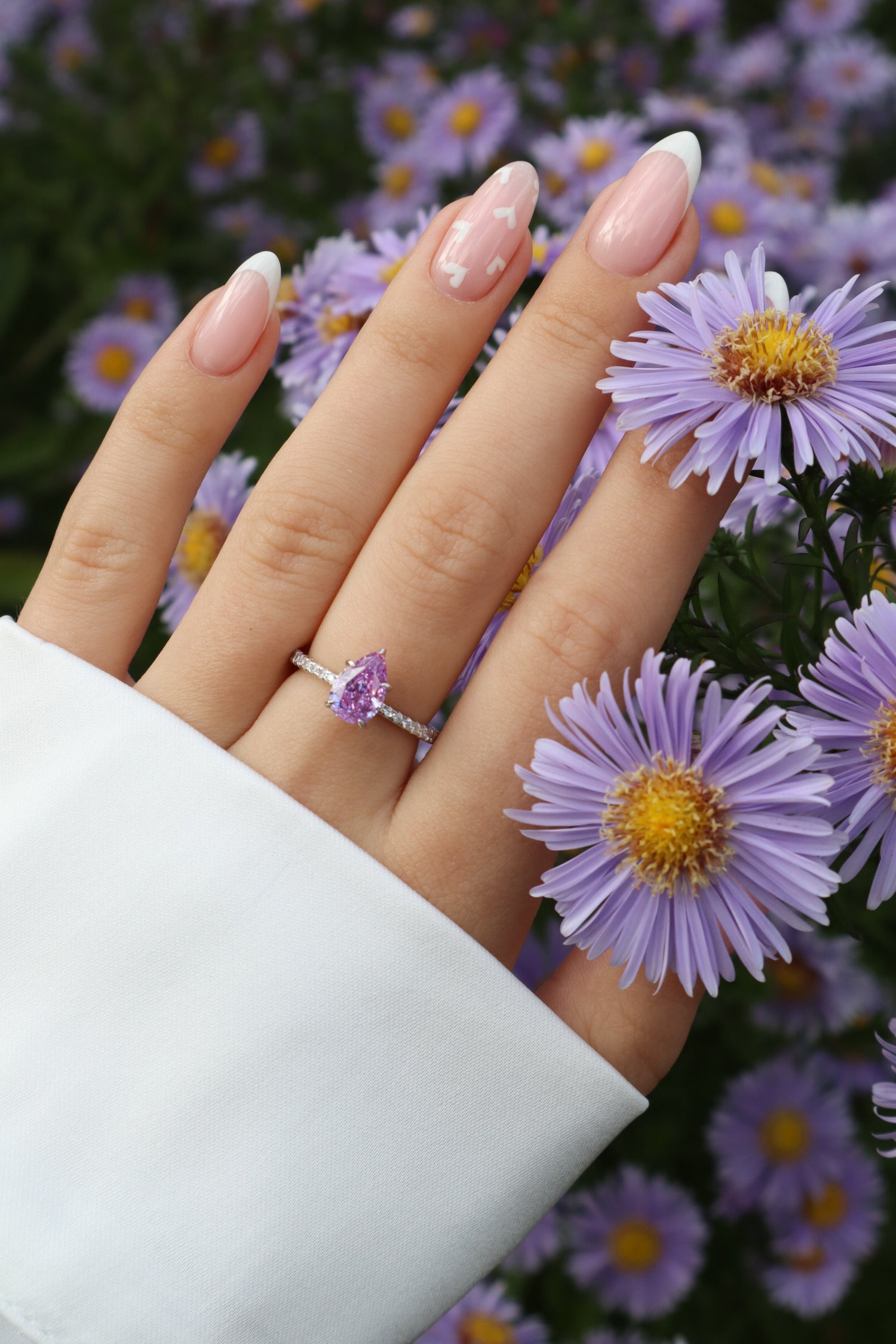 Fantasy Fancy Purple Small Pear Shaped Ring