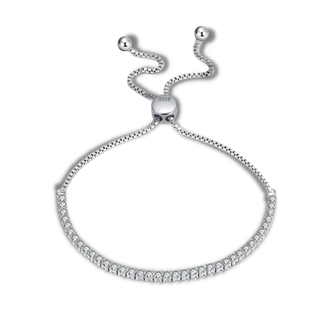 Eloise Sterling Silver Resizable Bracelet