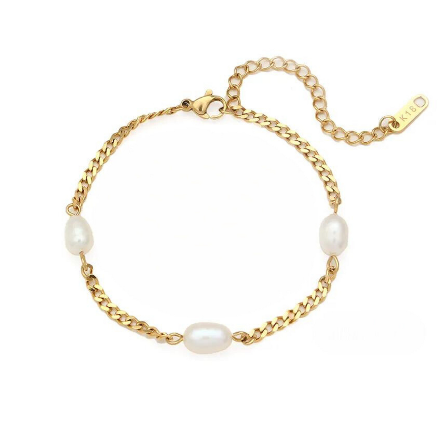Load image into Gallery viewer, Selia Freshwater Pearls Stainless Steel Bracelet
