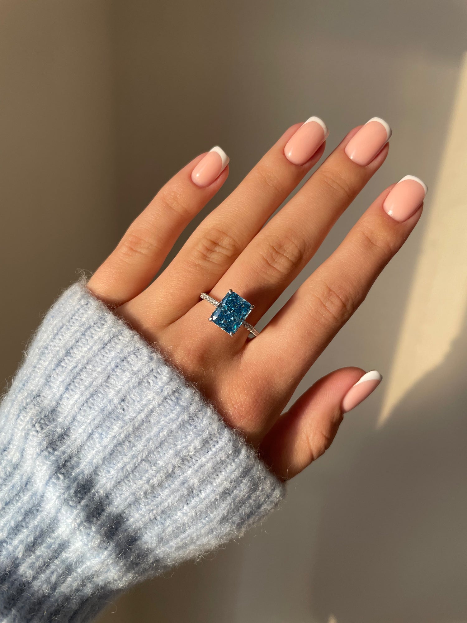 Serenity Blue Sterling Silver Ring