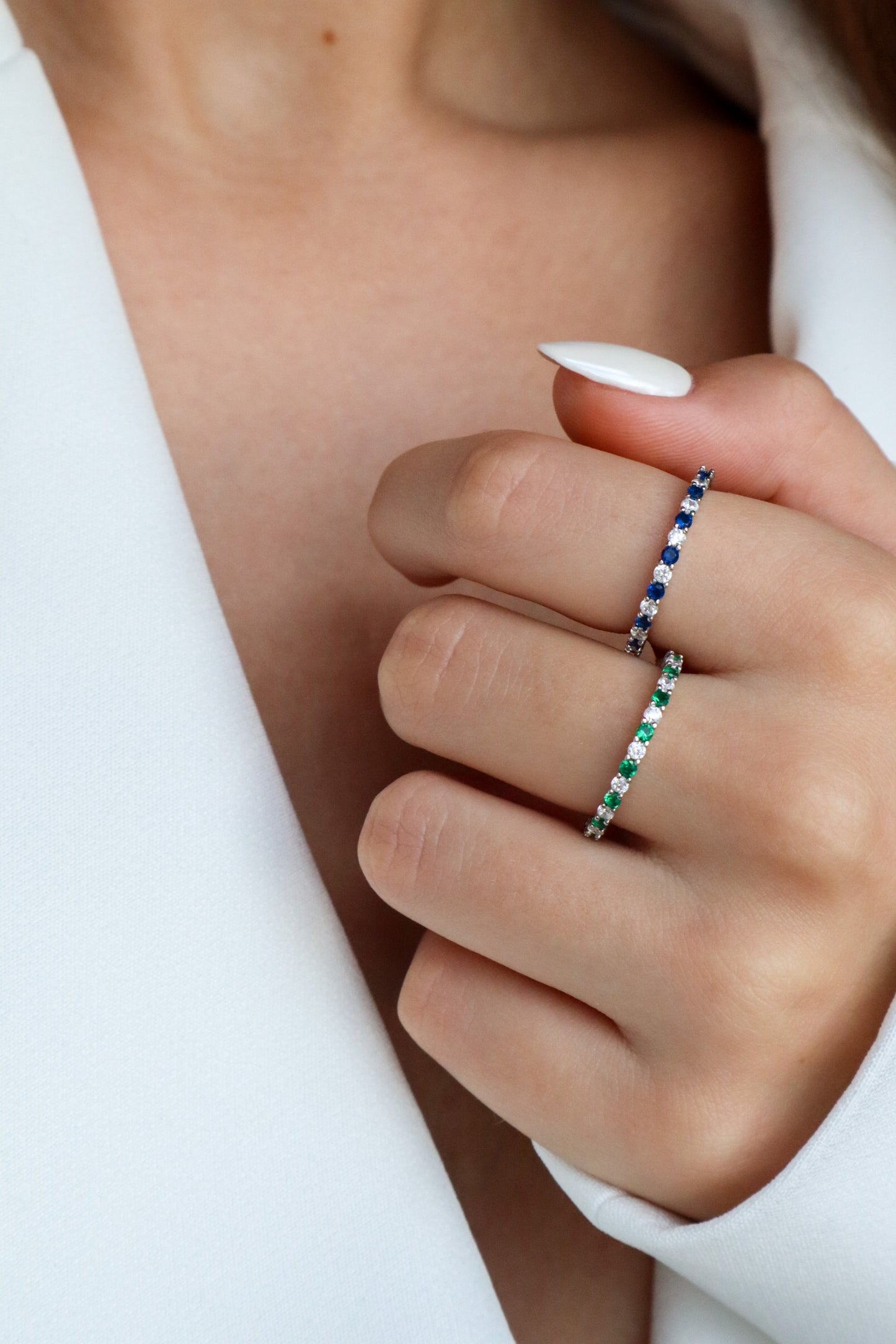 Lara Royal Blue Sterling Silver Ring