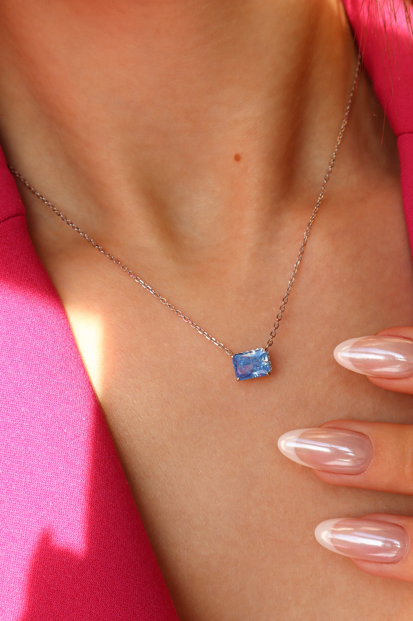 Load image into Gallery viewer, Serenity Sterling Silver Necklace
