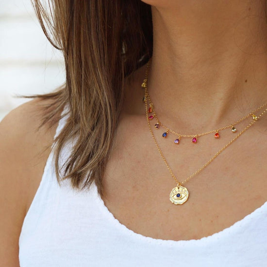 Load image into Gallery viewer, Wild Gold Plated 925 Sterling Silver Necklace - Lyna London
