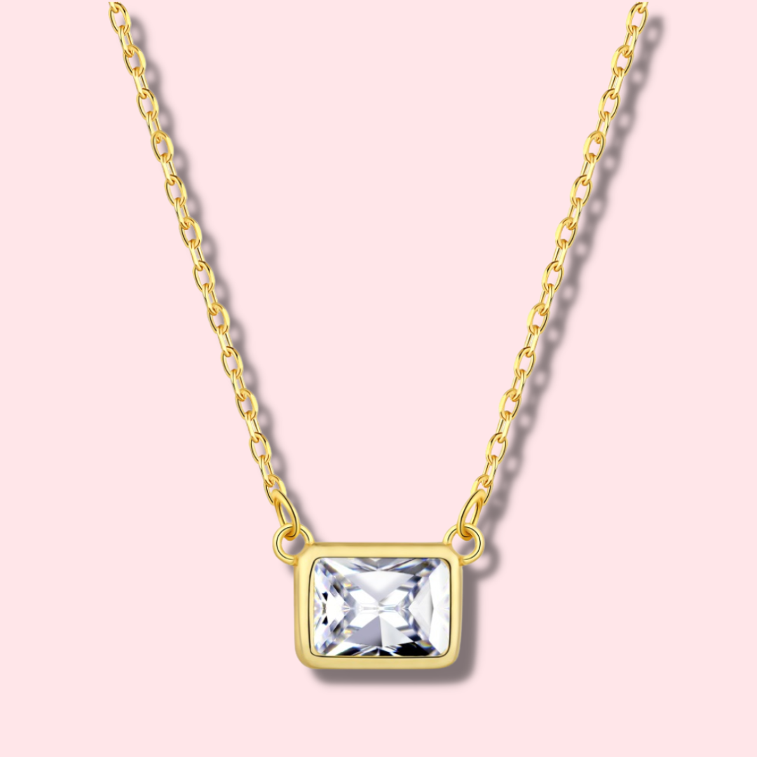 Daphne Sterling Silver 18K Gold Plated Necklace