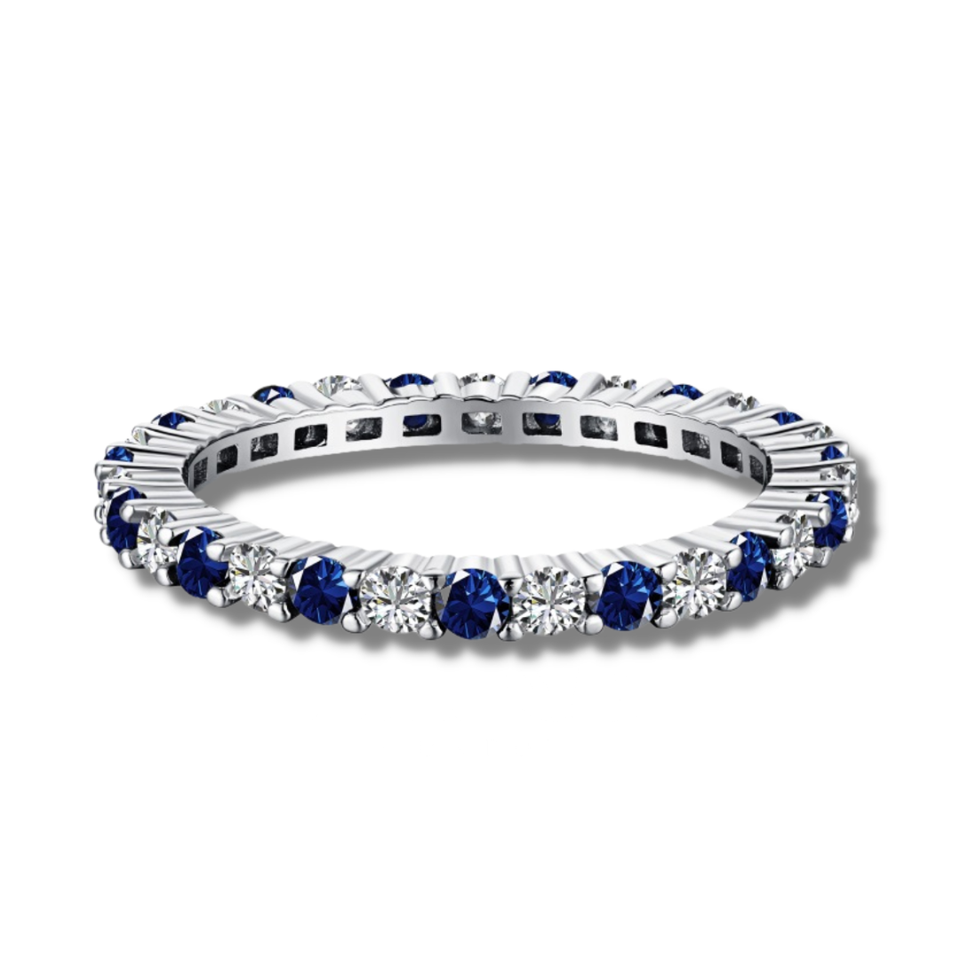 Lara Royal Blue Sterling Silver Ring