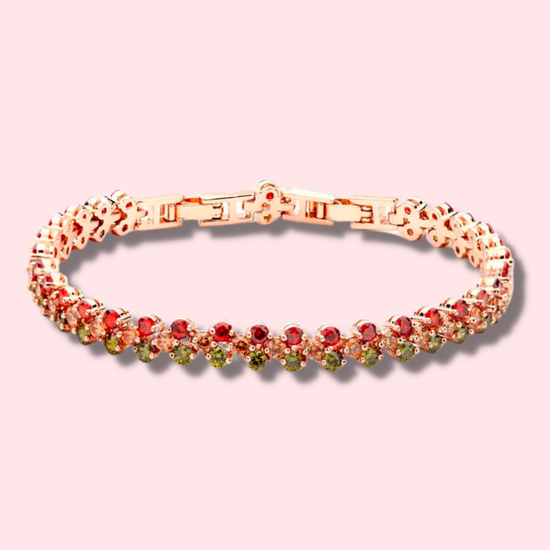 Load image into Gallery viewer, Issa Rose Gold Plated Adjustable Bracelet

