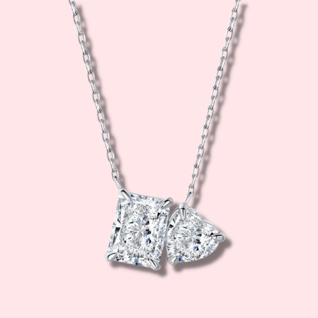 Seline Heart Sterling Silver Necklace