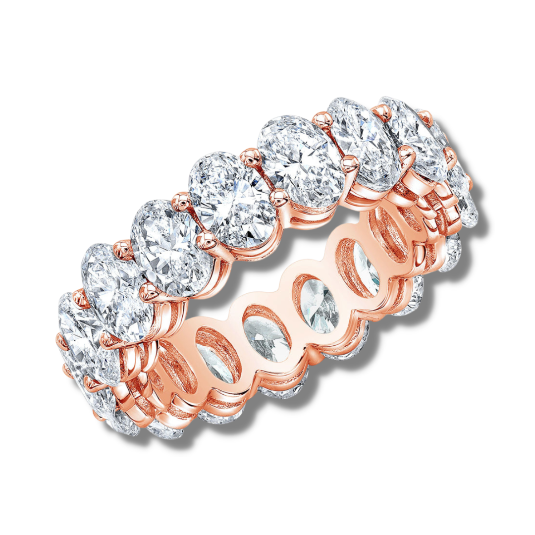 Vein of Love Small Rose Gold Plated Ring