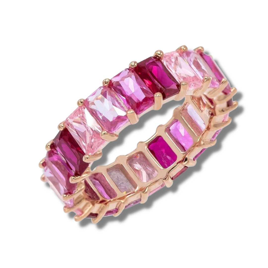 Pink Wonderland Sterling Silver Ring