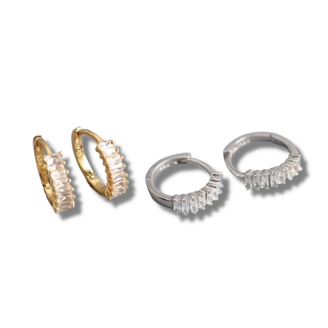 Amara Sterling Silver Small Hoop Earrings