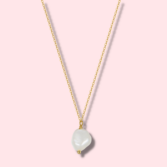 Load image into Gallery viewer, Freshwater Pearl Gold Plated Necklace

