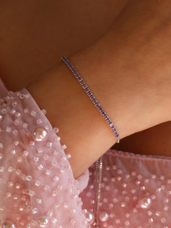 Eloise Light Lavender Resizable Bracelet